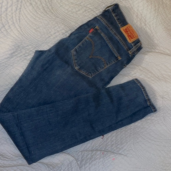 Blue 720 high rise skinny Levi’s  jeans size 29 - Picture 2 of 4